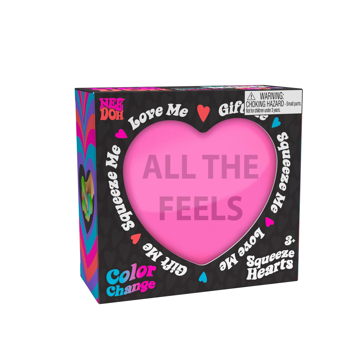 NeeDoh Color Change Squeeze Heart Sensory Squeeze Toy