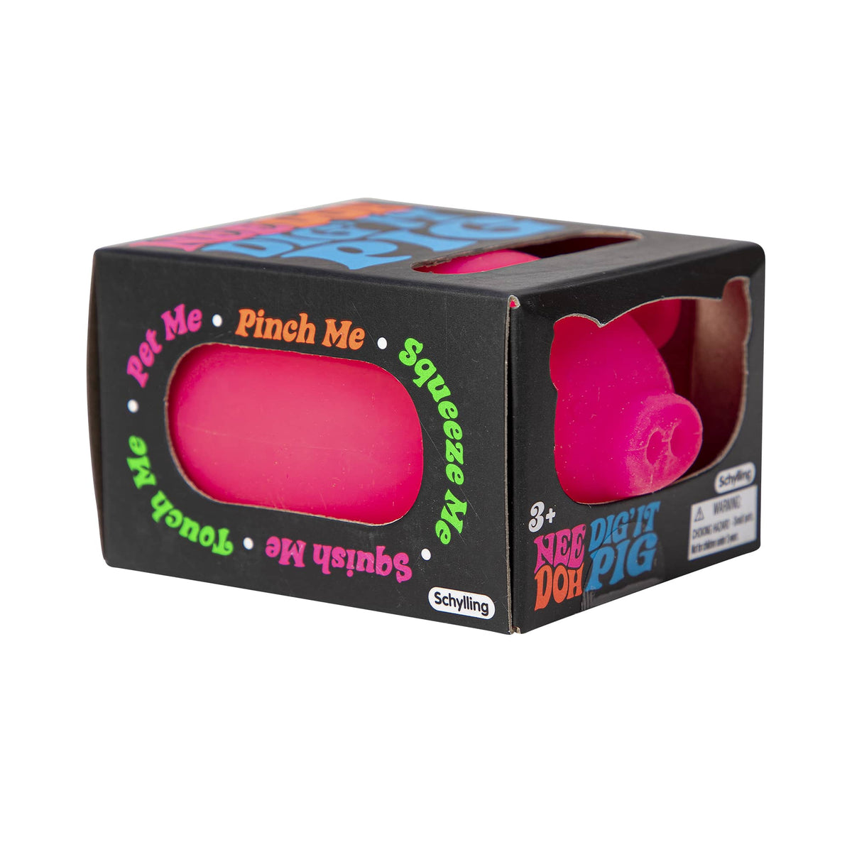 NeeDoh Dig’ It Pig Character Sensory Squeeze Toy