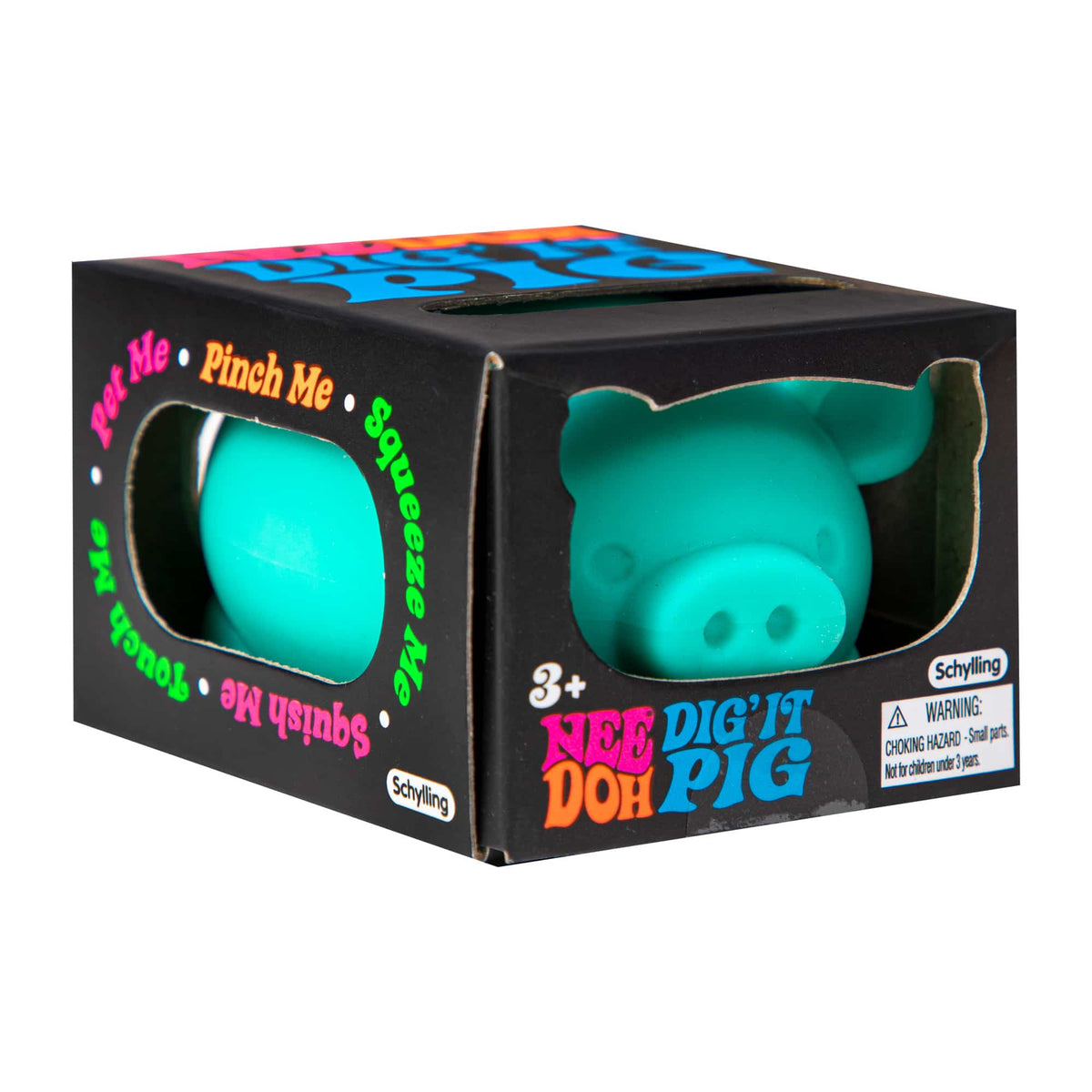 NeeDoh Dig’ It Pig Character Sensory Squeeze Toy
