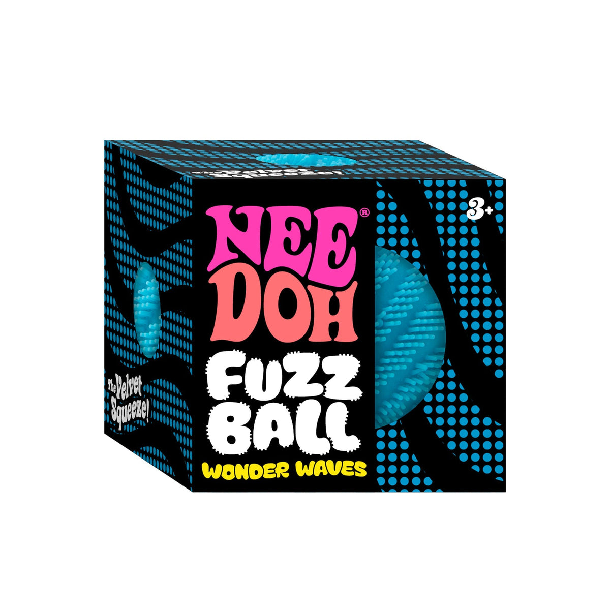 NeeDoh Fuzz Ball Wonder Waves Textured Sensory Squeeze Toy
