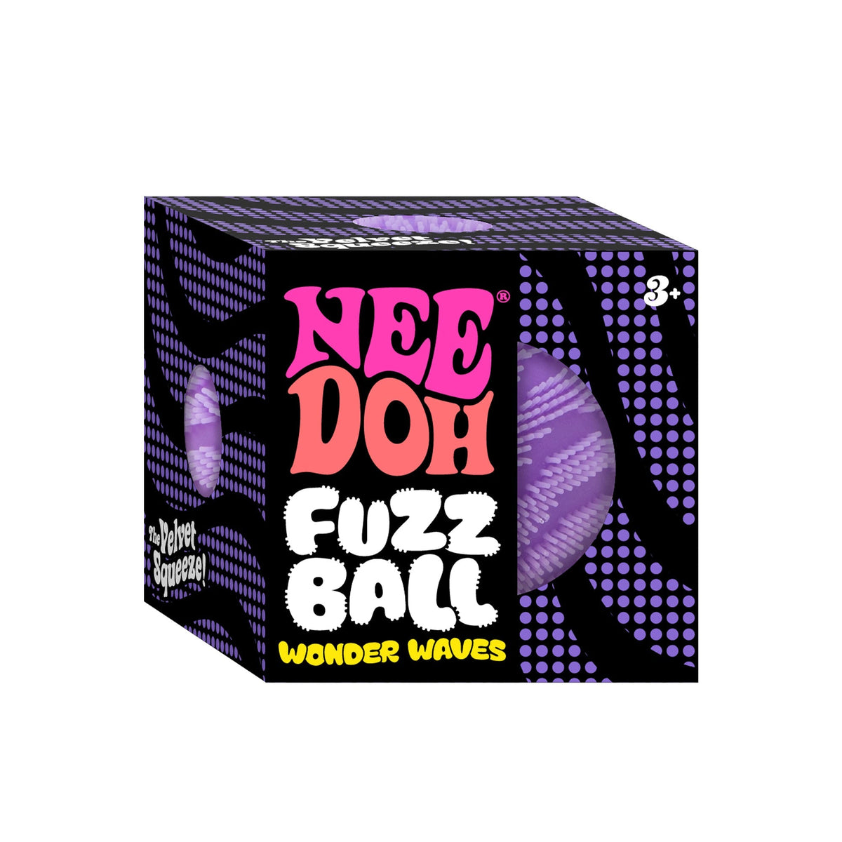 NeeDoh Fuzz Ball Wonder Waves Textured Sensory Squeeze Toy