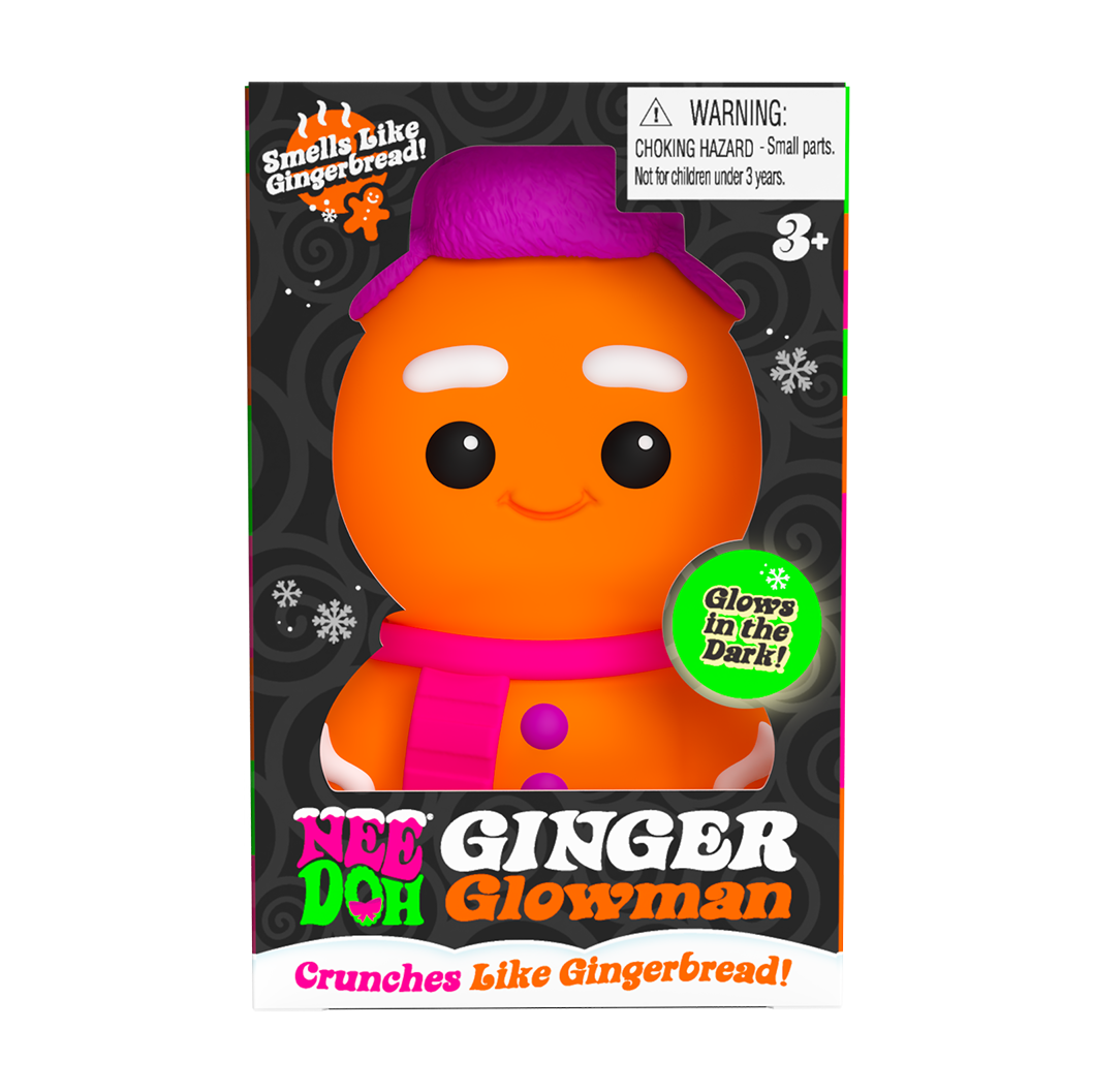 NeeDoh Ginger Glowman Sensory Squeeze Toy
