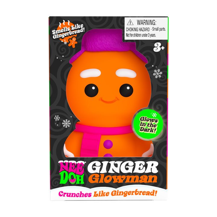 NeeDoh Ginger Glowman Sensory Squeeze Toy