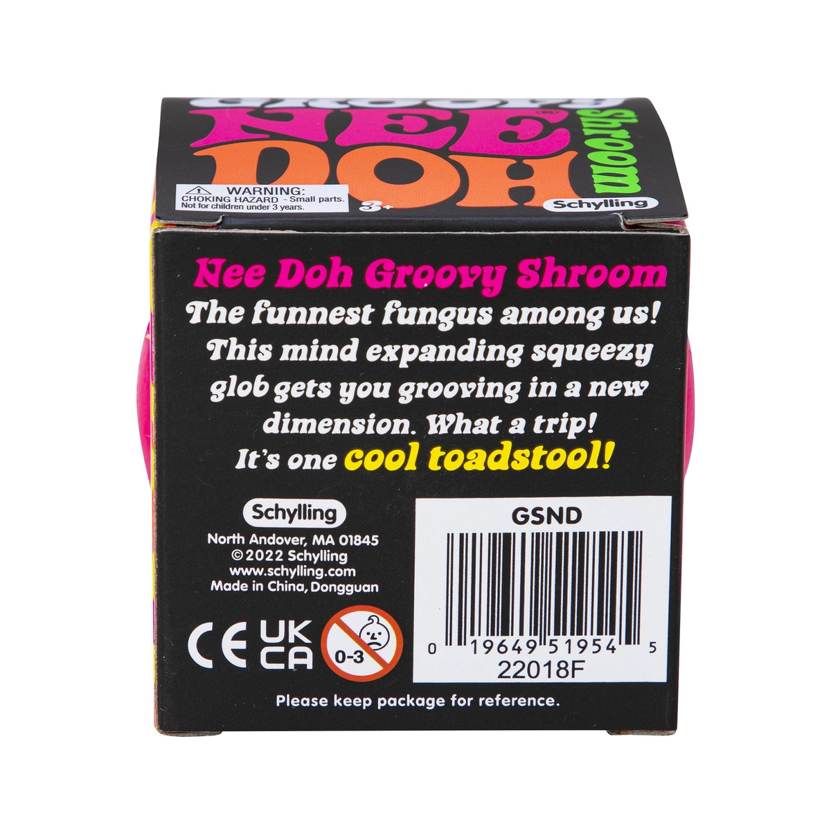 NeeDoh Groovy Shroom Sensory Squeeze Toy