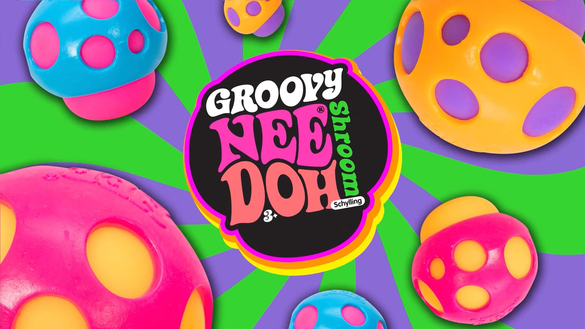 NeeDoh Groovy Shroom Sensory Squeeze Toy