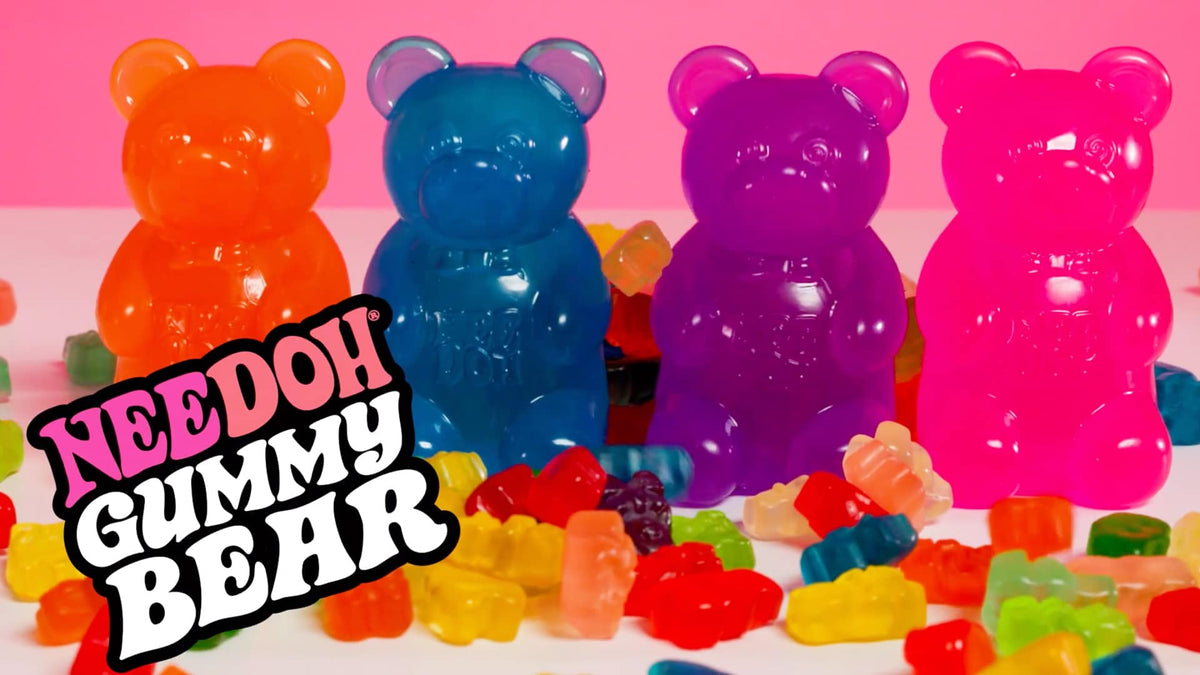 NeeDoh Gummy Bear Novelty Sensory Squeeze Toy