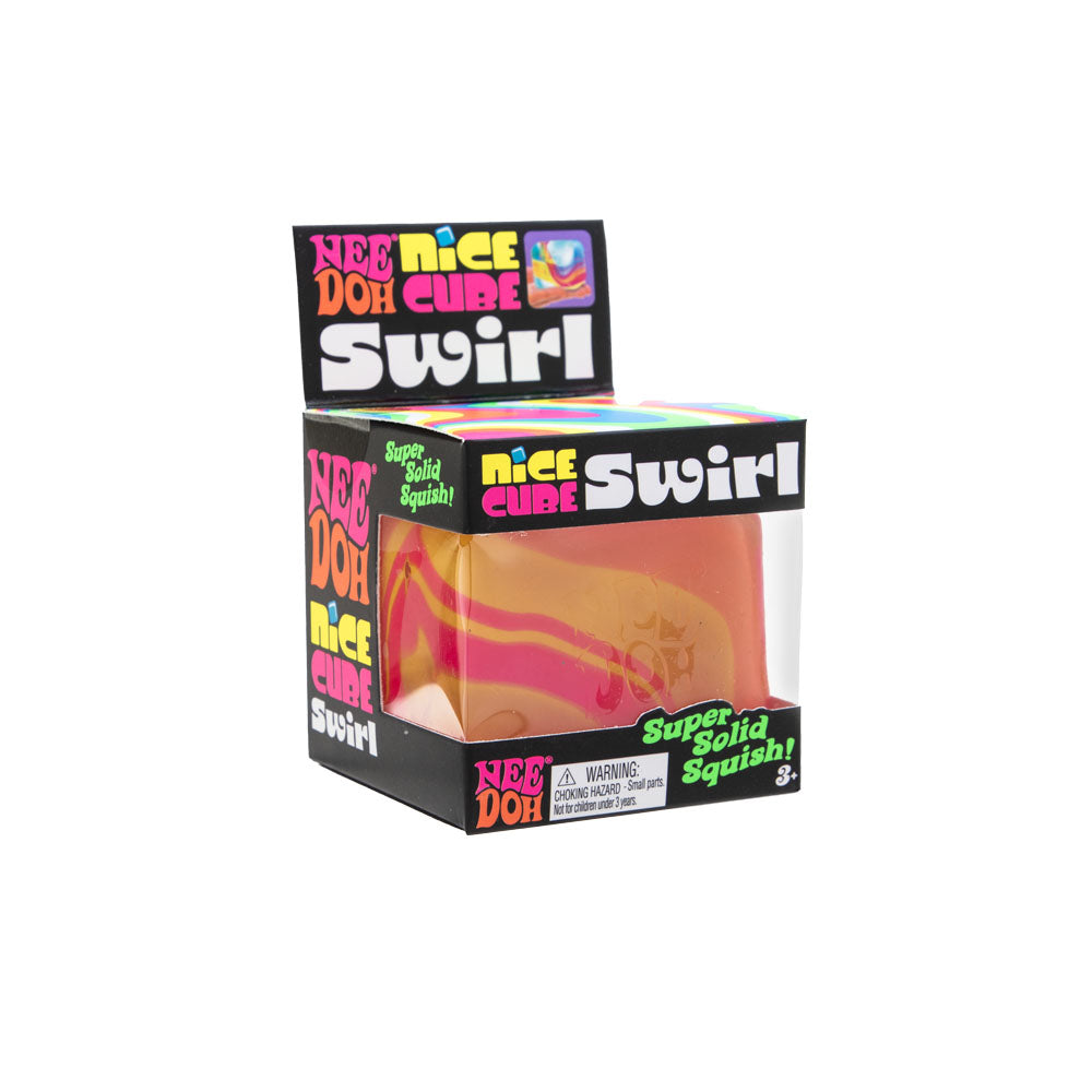 NeeDoh Nice Cube Swirl Sensory Stress Relief Toy