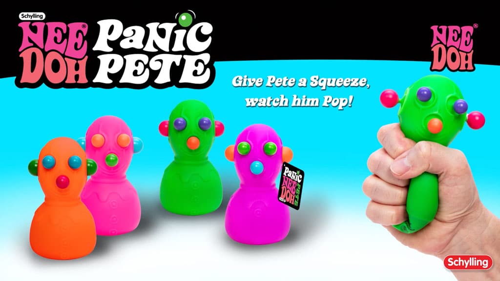 NeeDoh Panic Pete Sensory Squeeze Toy