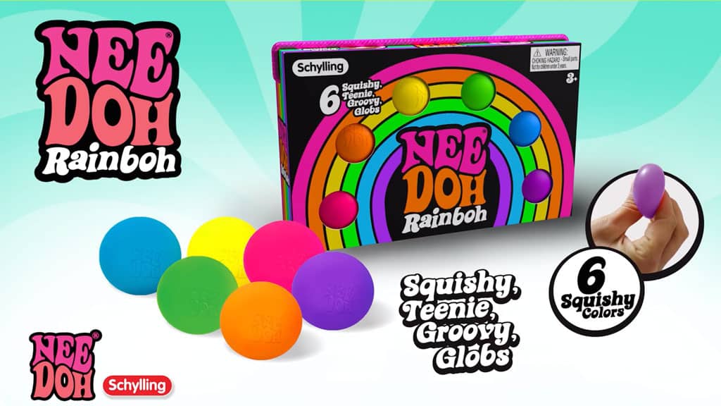 NeeDoh Rainboh Sensory Squeeze Toy
