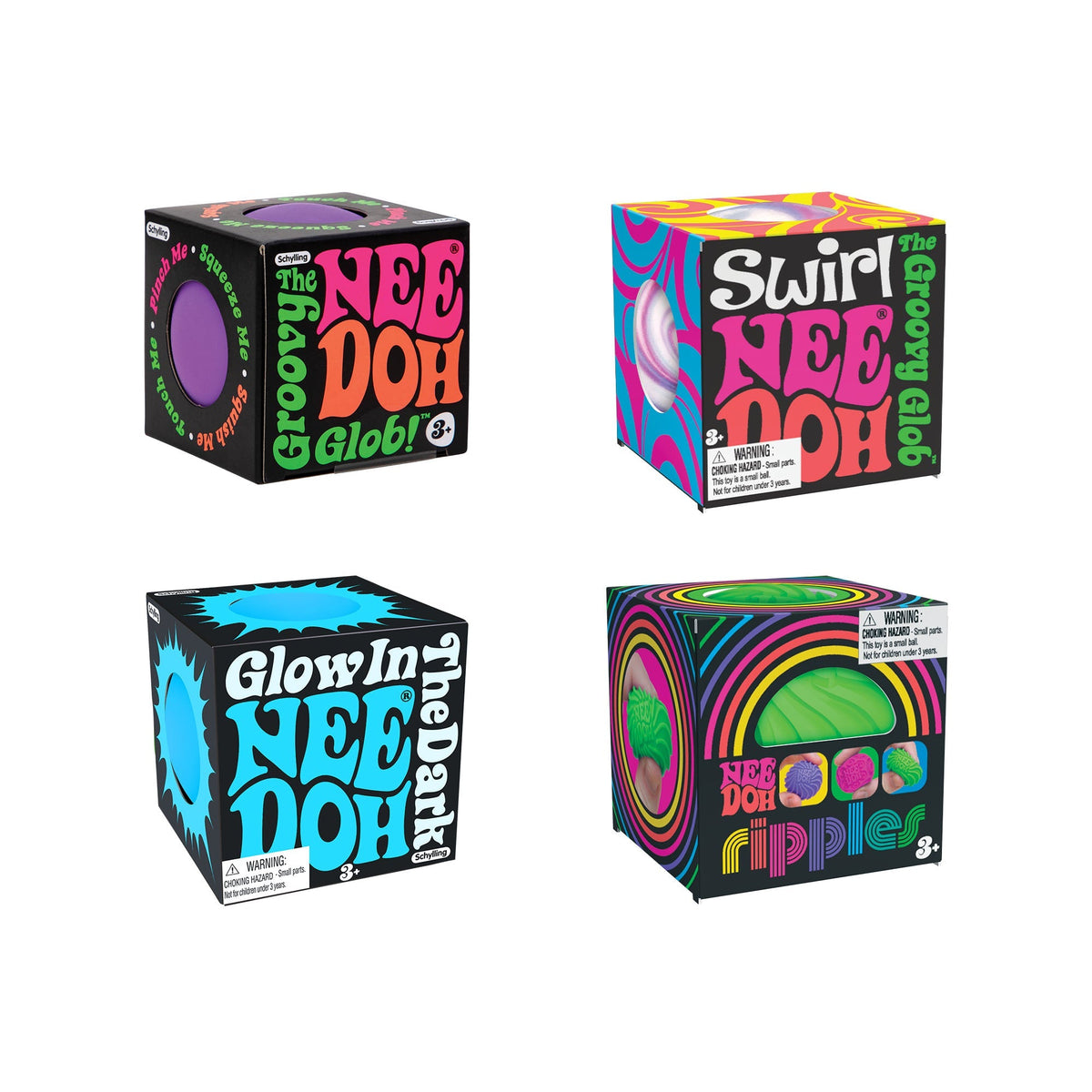 NeeDoh Teenie Singles Mini Sensory Squeeze Toy