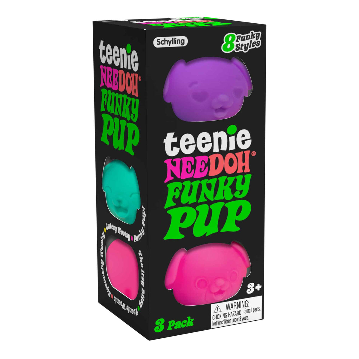 Teenie NeeDoh Funky Pup Mini Sensory Squeeze Toy