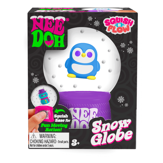NeeDoh Squish N Flow Snow Globe ZBUF
